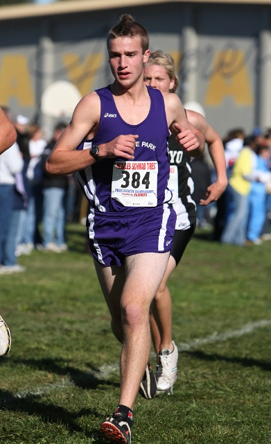 NCS XC D2 Boys-036.JPG - 2009 North Coast Section Cross Country Championships, Hayward High School, Hayward, California